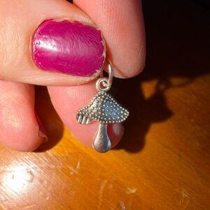 NWOT Silver Mushroom Charm Pendant - Women Jewelry. MUST BE BUNDLED